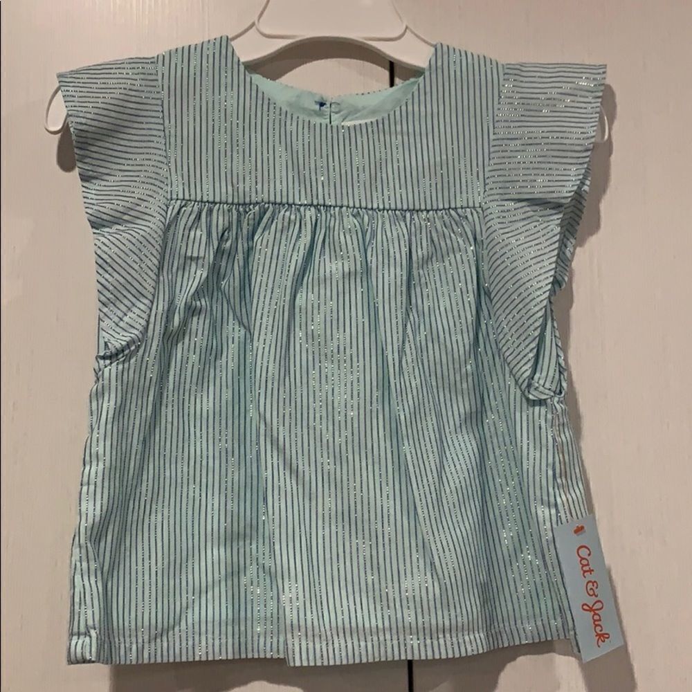 Ruffle short sleeve top